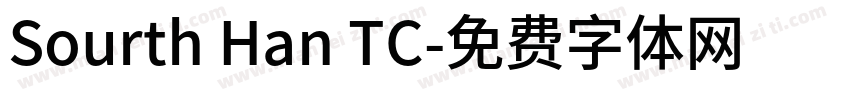 Sourth Han TC字体转换